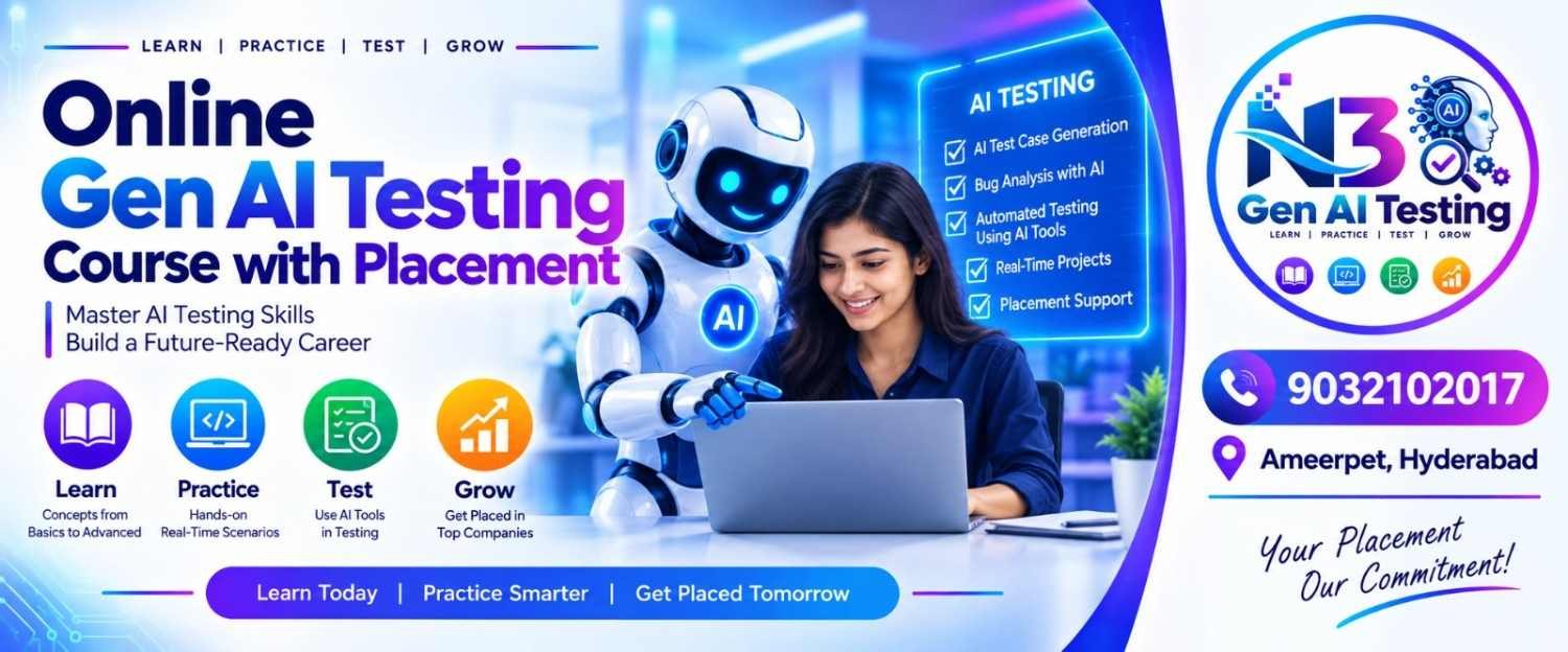 Online Gen Ai Testing Course with Placement