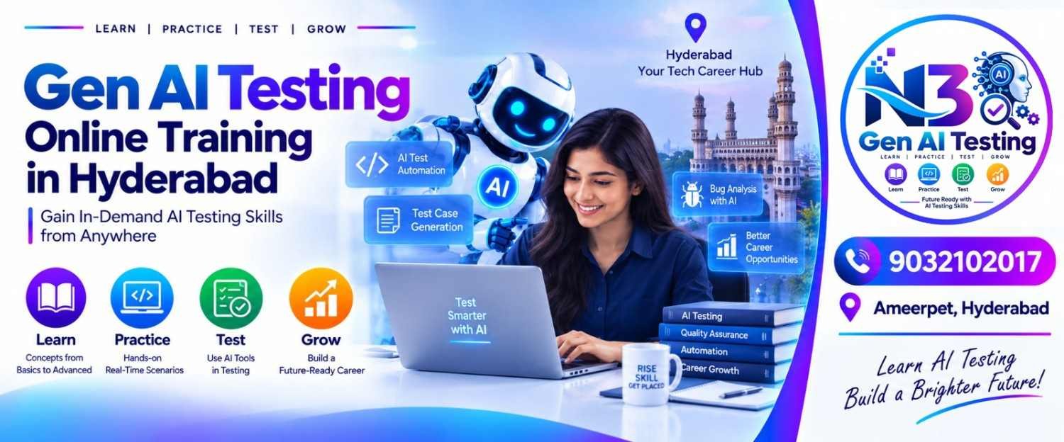 Gen Ai Testing Online Training in Hyderabad
