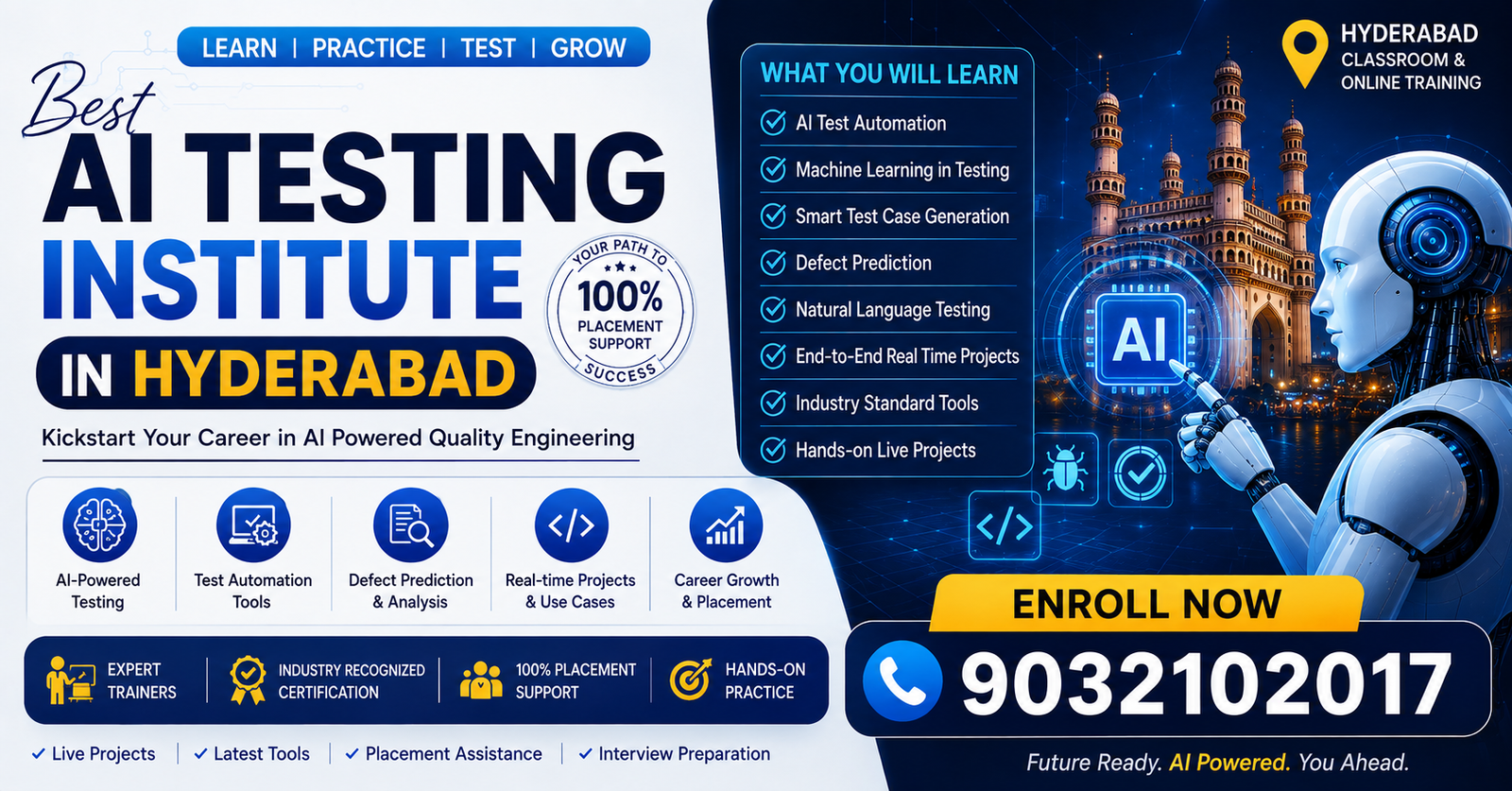 Best AI Testing Institute in Hyderabad